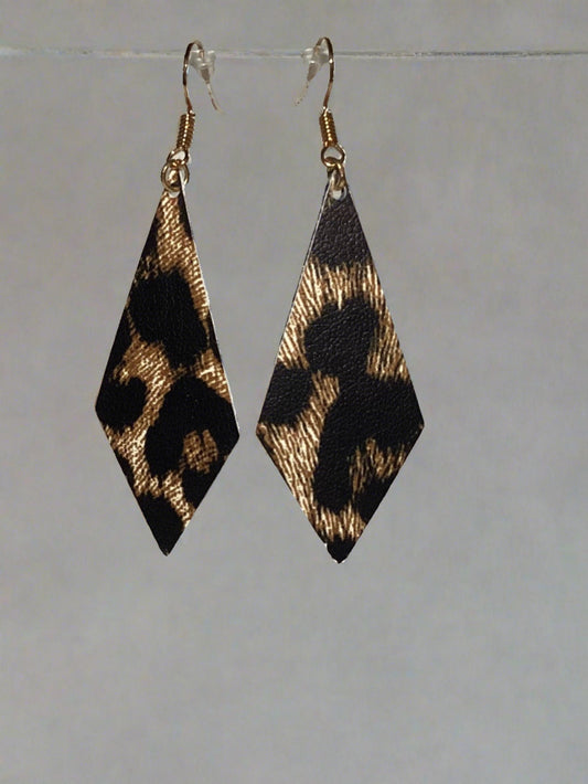 Cheetah Print Earrings
