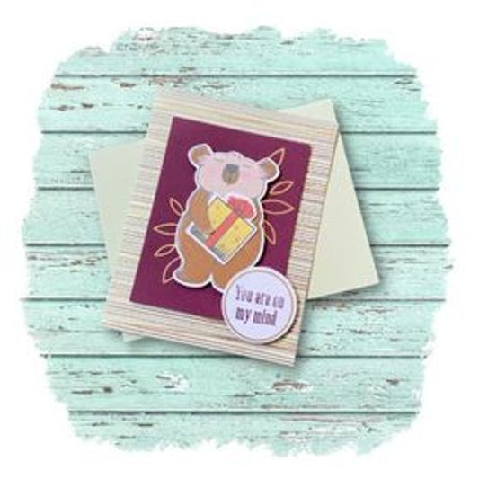 "You Are on My Mind" Bear with gift
